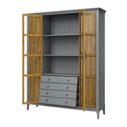 Шкаф для книг Квадро-С 422Ф/04